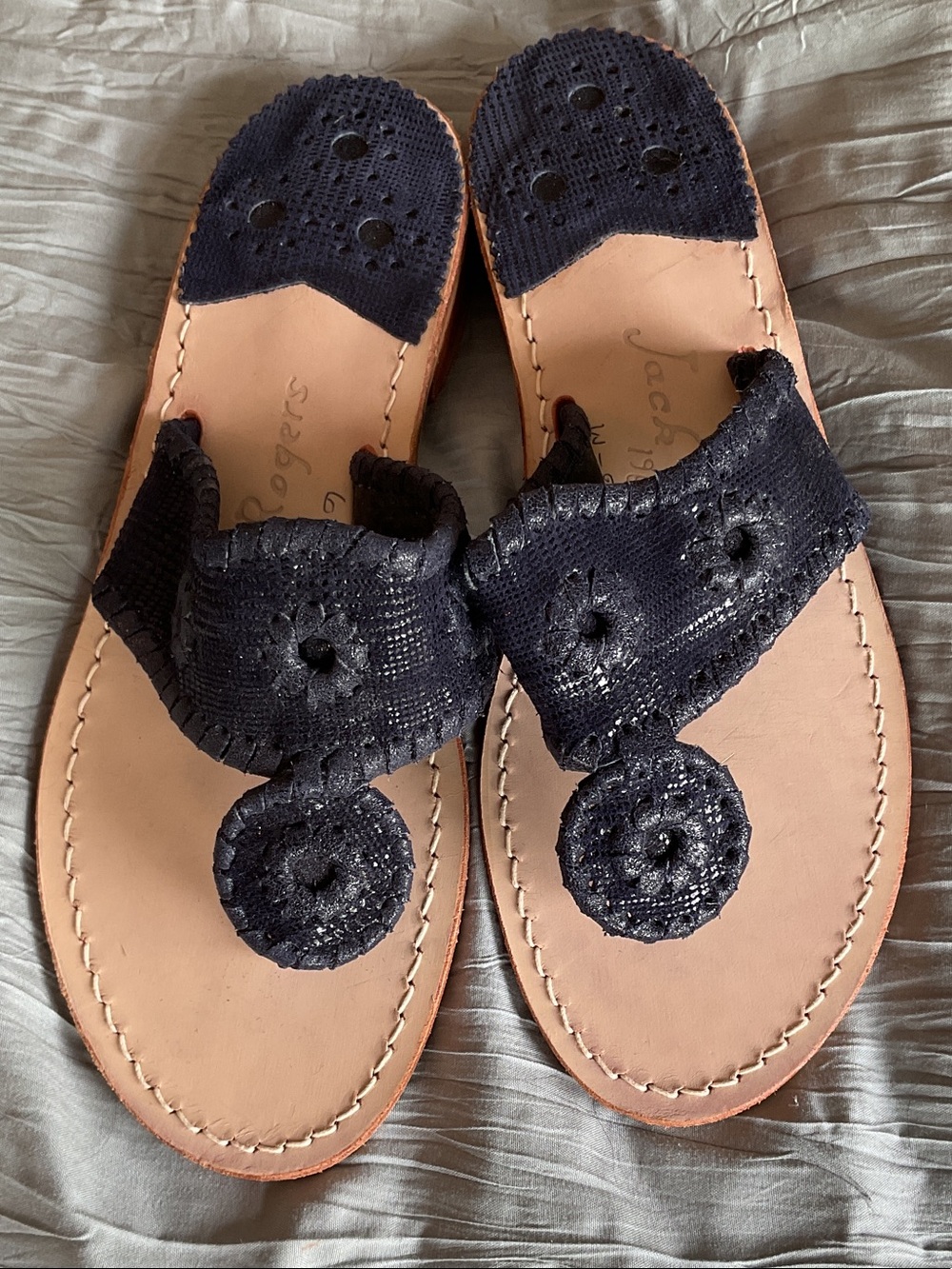 Jack Rogers Original Jacks in Midnight Navy